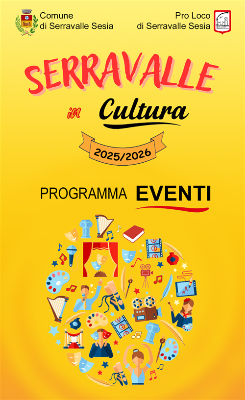 Programma eventi Serravalle in Cultura 2025/2026