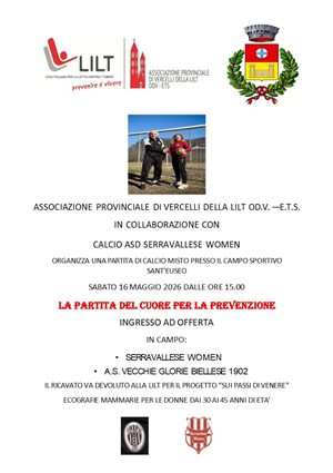 Partita del Cuore per la Prevenzione